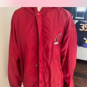 Reebok Red Arizona Cardinals Team Apparel Jacket